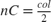 $nC=\frac{col}{2}$