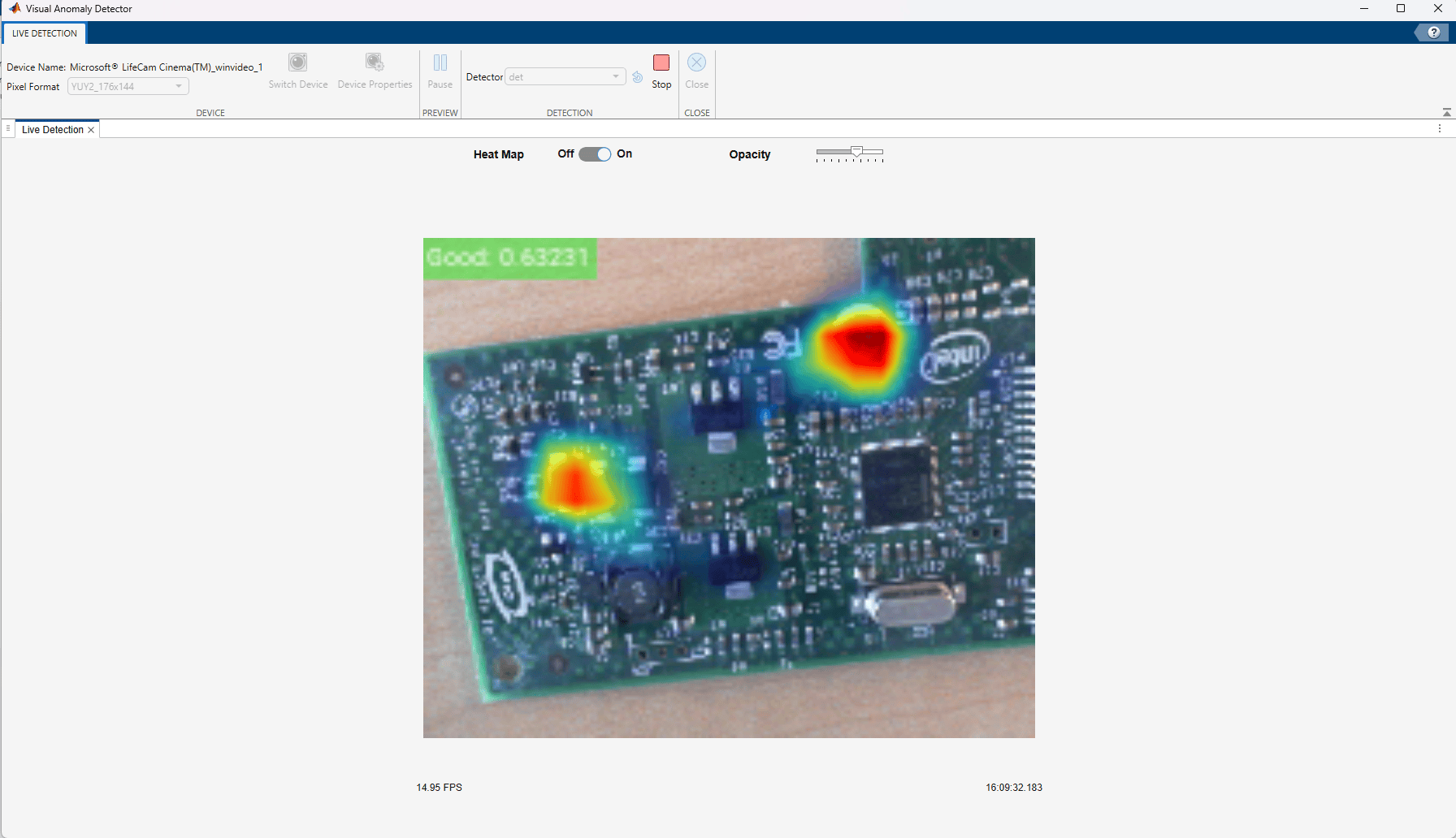 Detect PCB Defects in Live Image Stream Using Visual Anomaly Detector