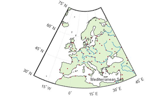 Figure contains an axes object. The hidden axes object contains 173 objects of type patch, line, text. One or more of the lines displays its values using only markers