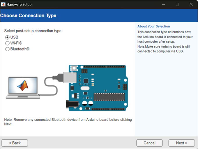 ESP32 hardware board setup - USB