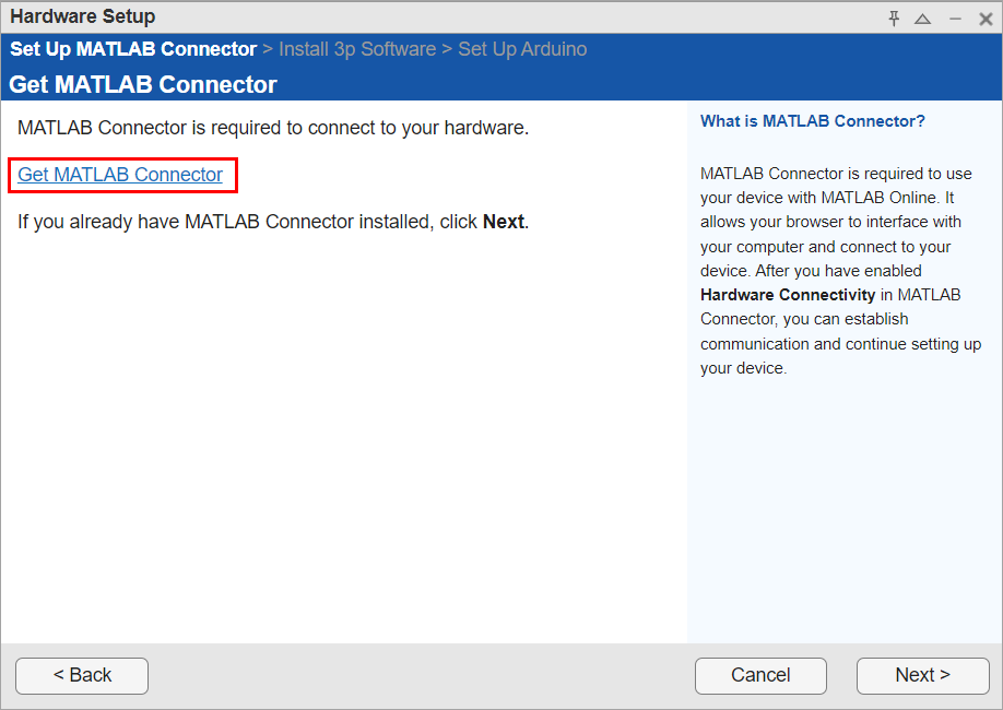 MATLAB Connector