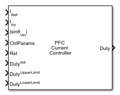PFC Current Controller block icon.