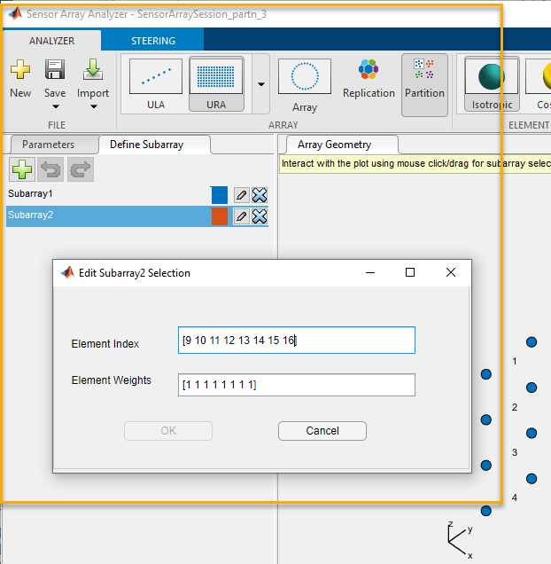 Edit element indices