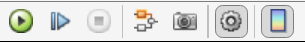 Simulation toolbar