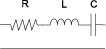 Resistor, capacitor and inductor connected in series