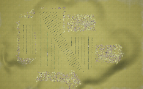 Top-down view of the vineyard scene.