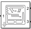 RF PCB block icon