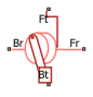 Block icon display with port Bt representing the slider
