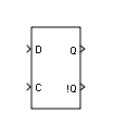 D Latch block