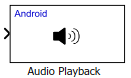 Audio Playback block