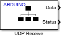 UDP Receive block