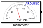 Tachometer block