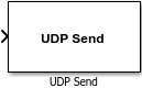 UDP Send block