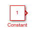 Constant block with the foreground color red