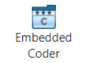 Embedded Coder toolstrip icon