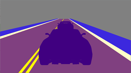 Semantic segmentation display