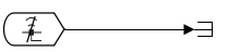 Observer port block with crossed out signal line on the block icon