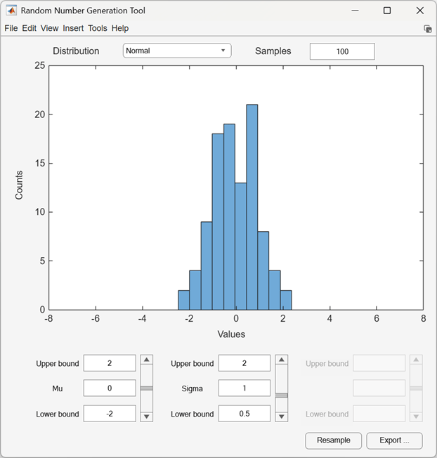 Random Number Generation tool