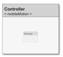 Controller component linked to the referenced model mobileMotion