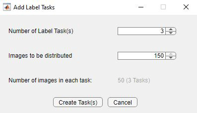 Add label tasks pane showing image auto assignment options.