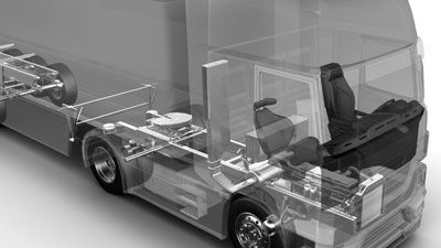 Continental 开发适用于重型卡车的电子控制空气悬架系统