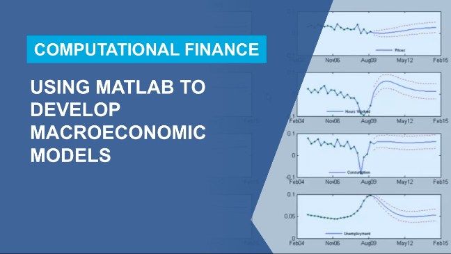 Learn to develop macroeconomic models with MATLAB using live data, modeling, and forecasting in this economics and finance webinar.